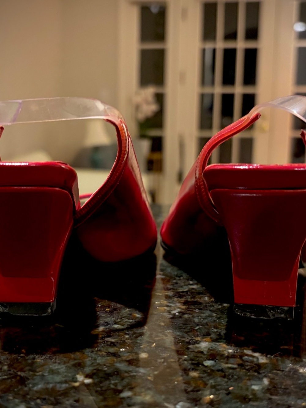 GUCCI⎻Lipstick Red Slingbacks, US 5 (EU 34.5) - Picture 4 of 8